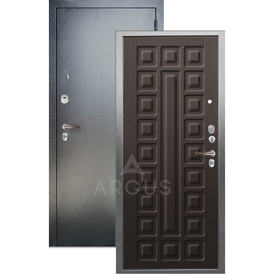 Входная дверь «АРГУС»: «ДА-64» СЕНАТОР венге структурный кофе