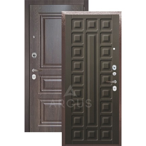 Входная дверь «АРГУС»: «ДА-24» СЕНАТОР ВЕНГЕ / МДФ СКИФ ШОКОЛАД