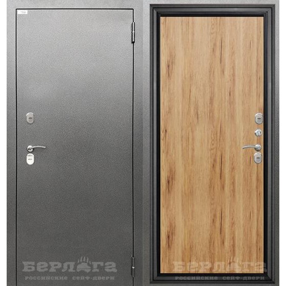 Сейф-дверь 3К ТЕРМО Рустик. Дверь входная фабрики «БЕРЛОГА»