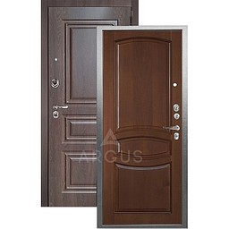 Входная дверь «АРГУС»: ДА-109 (2П) ИРОККО МОРЕНИЕ / МДФ СКИФ ШОКОЛАД
