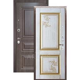Входная дверь «АРГУС»: «ДА-28» ФЛАВИЯ / МДФ СКИФ ШОКОЛАД