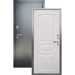 Входная дверь «АРГУС»: ДА-104 МОНАКО ЯСЕНЬ / АНТИК СЕРЕБРО