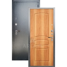 Входная дверь «АРГУС»: ДА-104 МОНАКО ОРЕХ / АНТИК СЕРЕБРО