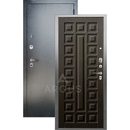 Входная дверь «АРГУС»: ДА-104 СЕНАТОР ВЕНГЕ / АНТИК СЕРЕБРО