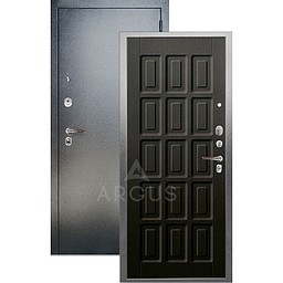 Входная дверь «АРГУС»: ДА-104 ШОКОЛАД ВЕНГЕ / АНТИК СЕРЕБРО