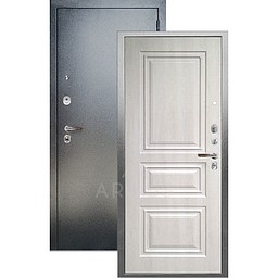 Входная дверь «АРГУС»: ДА-104 СКИФ КРЕМ / АНТИК СЕРЕБРО