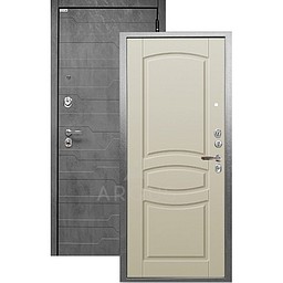 Входная дверь «АРГУС»: ДА-94 (2П) МОНАКО БЕЛЫЙ ЯСЕНЬ / МДФ КОРТО БЕТОН