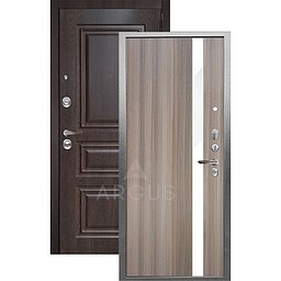 Входная дверь «АРГУС»: ДА-105 (2П) СОЛО КЕРАМИКА ИЗАБЕЛЬ / МДФ СКИФ ШОКОЛАД