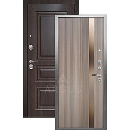 Входная дверь «АРГУС»: ДА-105 (2П) СОЛО КЕРАМИКА ИДЕН / МДФ СКИФ ШОКОЛАД