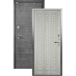 Входная дверь «АРГУС»: ДА-104 (2П) СЕНАТОР ЛАРЧЕ / МДФ КОРТО БЕТОН
