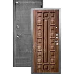 Входная дверь «АРГУС»: ДА-94 (2П) СЕНАТОР ОРЕХ / МДФ КОРТО БЕТОН