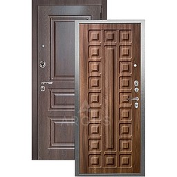 Входная дверь «АРГУС»: ДА-94 (2П) СЕНАТОР ОРЕХ / МДФ СКИФ ШОКОЛАД