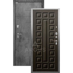 Входная дверь «АРГУС»: ДА-104 (2П) СЕНАТОР ВЕНГЕ / МДФ НИКСОН БЕТОН
