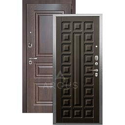 Входная дверь «АРГУС»: ДА-104 (2П) СЕНАТОР ВЕНГЕ / МДФ СКИФ ШОКОЛАД