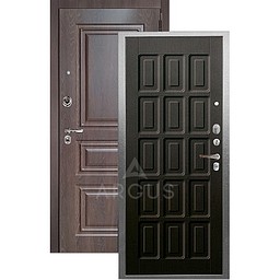 Входная дверь «АРГУС»: ДА-104 (2П) ШОКОЛАД ВЕНГЕ / МДФ СКИФ ШОКОЛАД