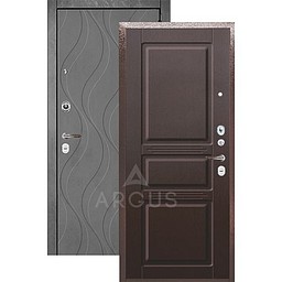 Входная дверь «АРГУС»: «ДА-24» САБИНА МАХАГОН / МДФ АНХЕЛЬ БЕТОН