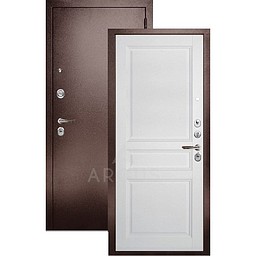Входная дверь «АРГУС»: «ДА-27» КАРОЛИНА ЭМАЛЬ БЕЛАЯ